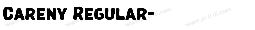 Careny Regular字体转换 Careny Regular字体转换